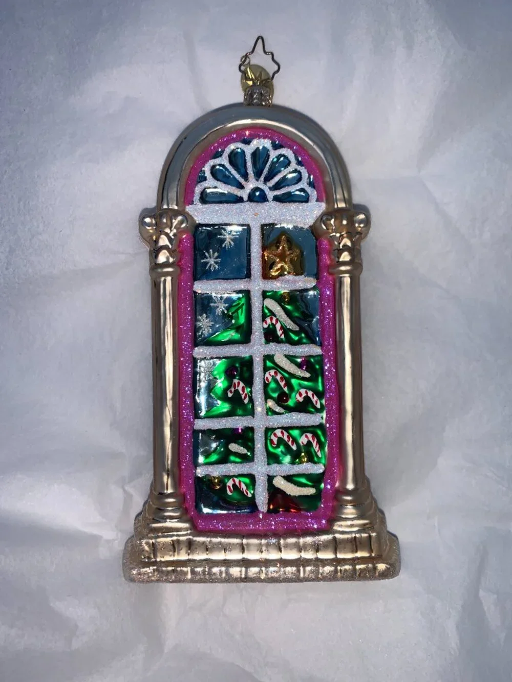 VINTAGE Christopher Radko 12 Days of Christmas Ornament No 10 Downing Street